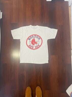 Vintage 2003 Boston Red Sox MLB T-Shirt, Jerzees Heavyweight, Size L